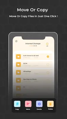 Auto Move Files to SD card android App screenshot 0